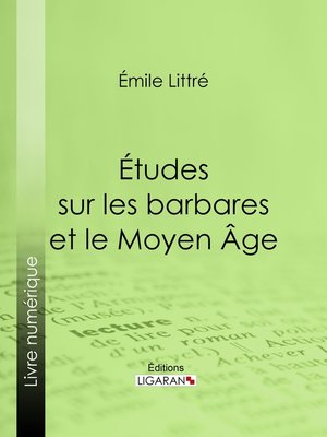cover image of Études sur les barbares et le Moyen Âge